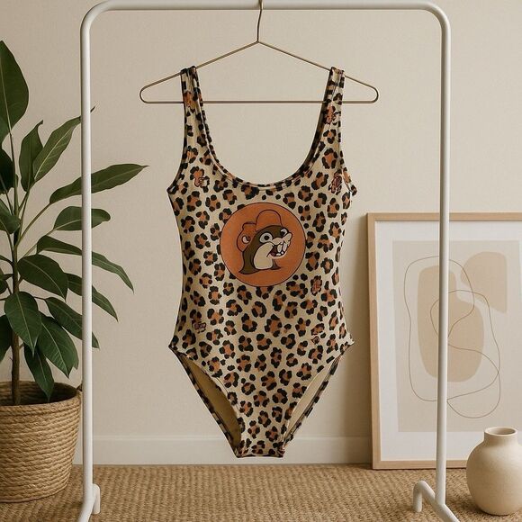 Buc-ees Women's Bathing Suit Size XS Beaver One Piece Swimsuit‎ - Picture 1 of 6